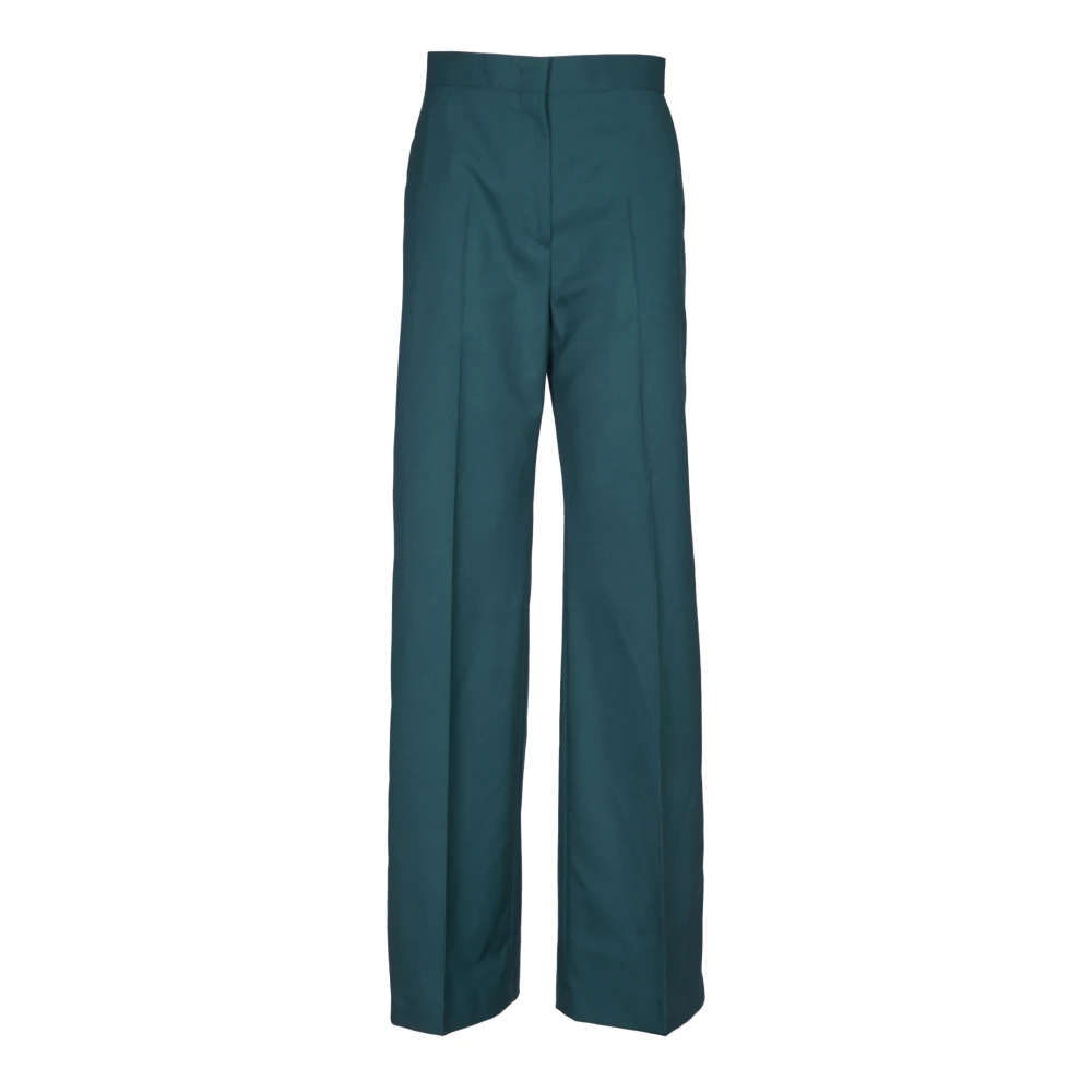 PS By Paul Smith Groene Palazzo Broek Hoge Taille Green Dames