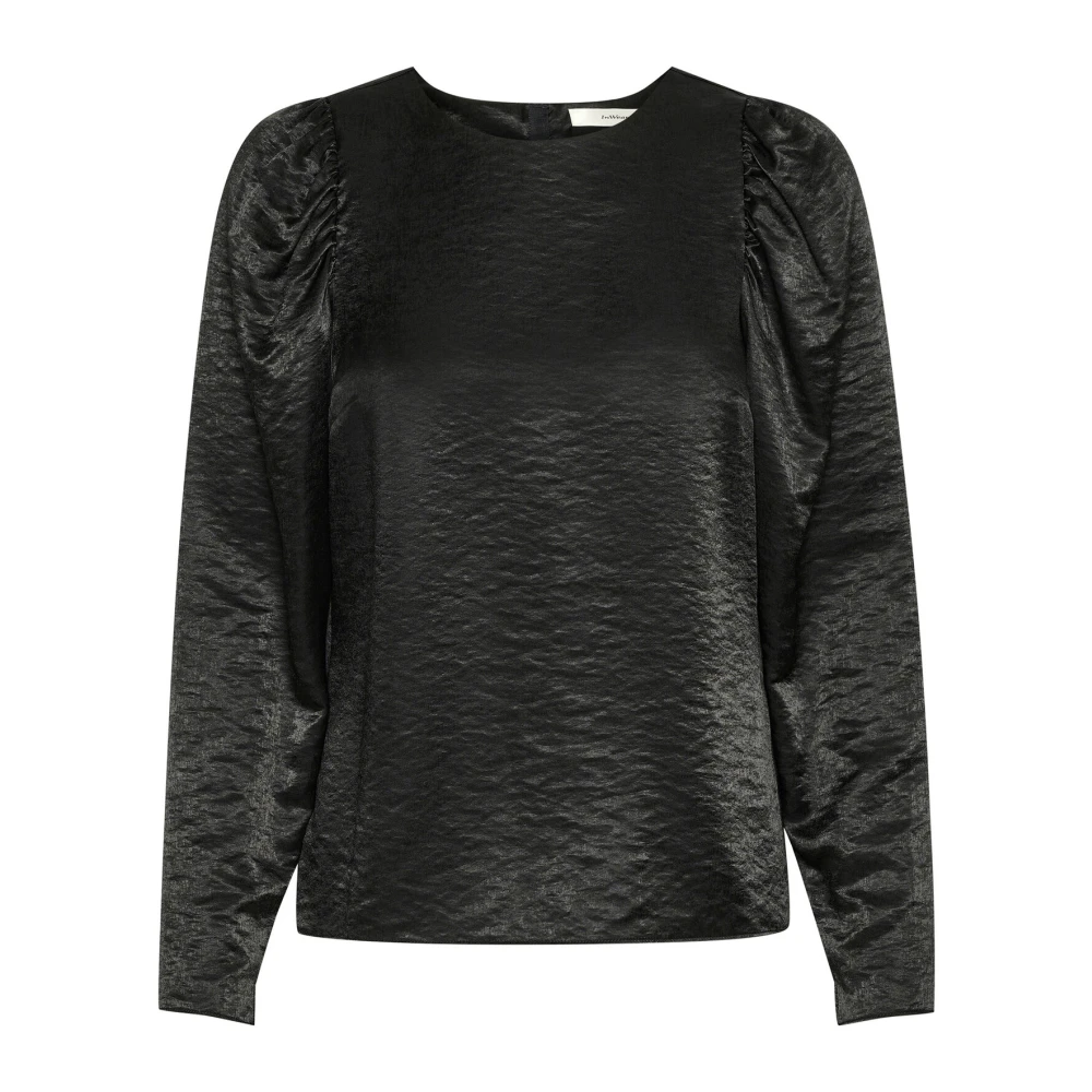 InWear Elegante Zwarte Blouse Didraiw Stijl Black Dames