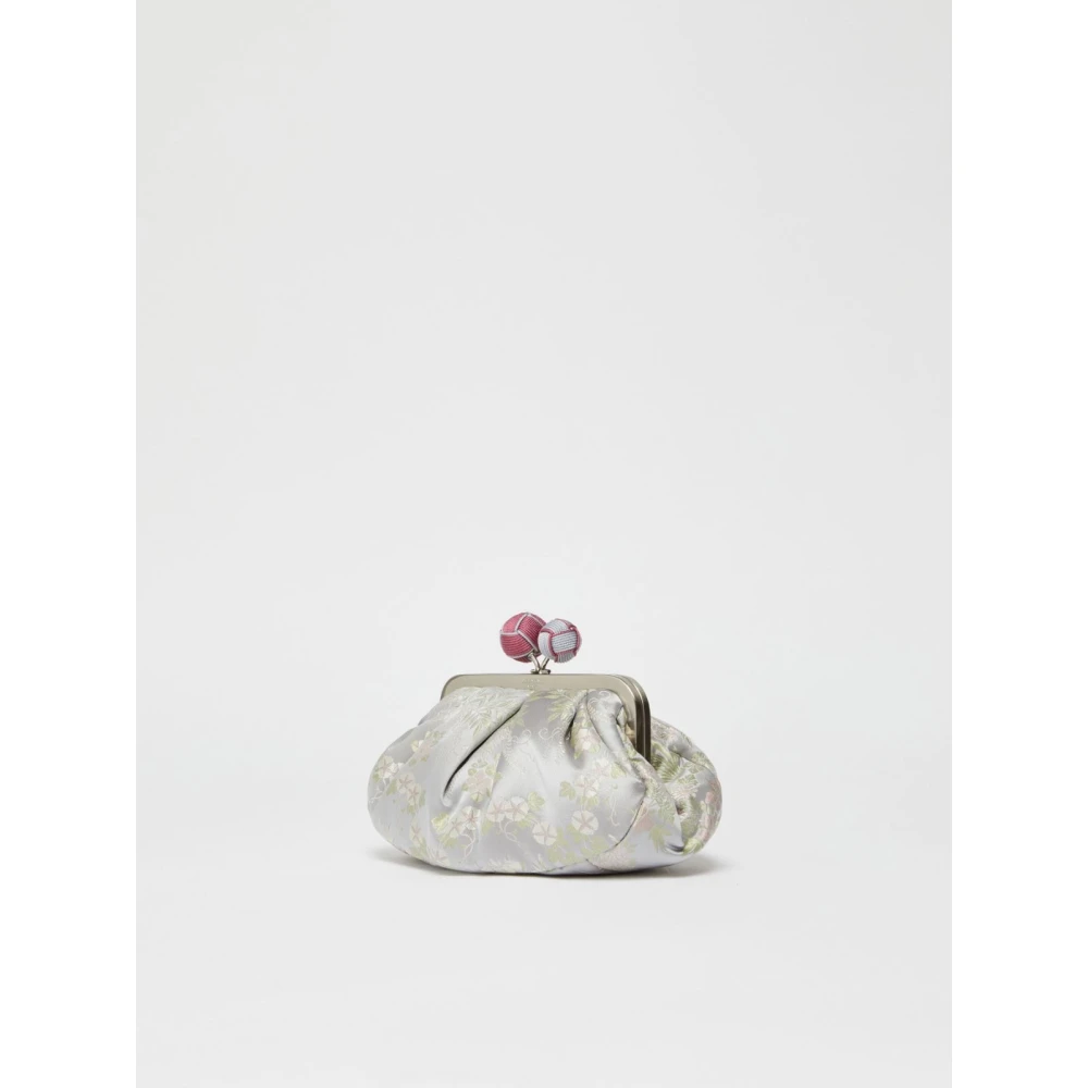 Max Mara Weekend Zijden Pasticcino Oosterse Stijl Handtas Gray Dames