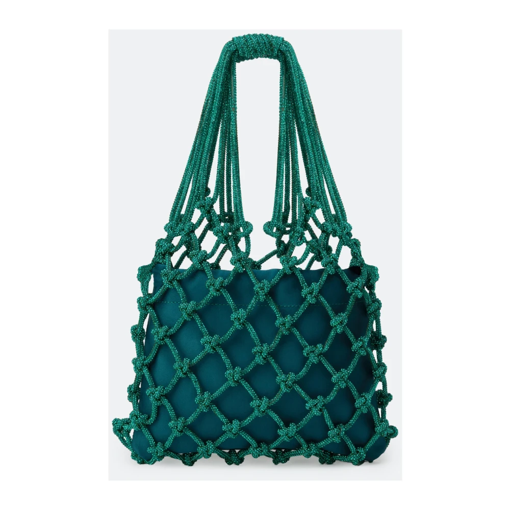 Hibourama Carrie Green Zircon Mini Tas Green Dames