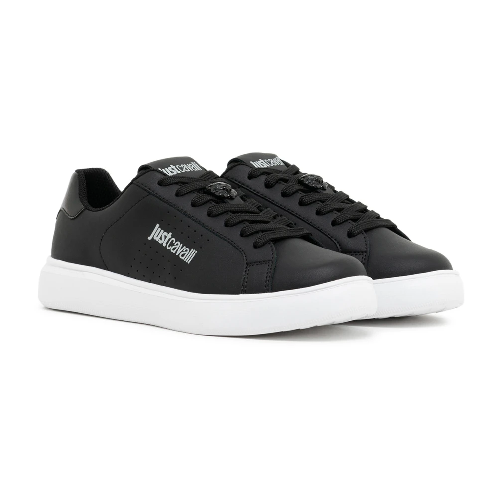 Just Cavalli Zwarte Sneakers Schoenen Dames Schoenen