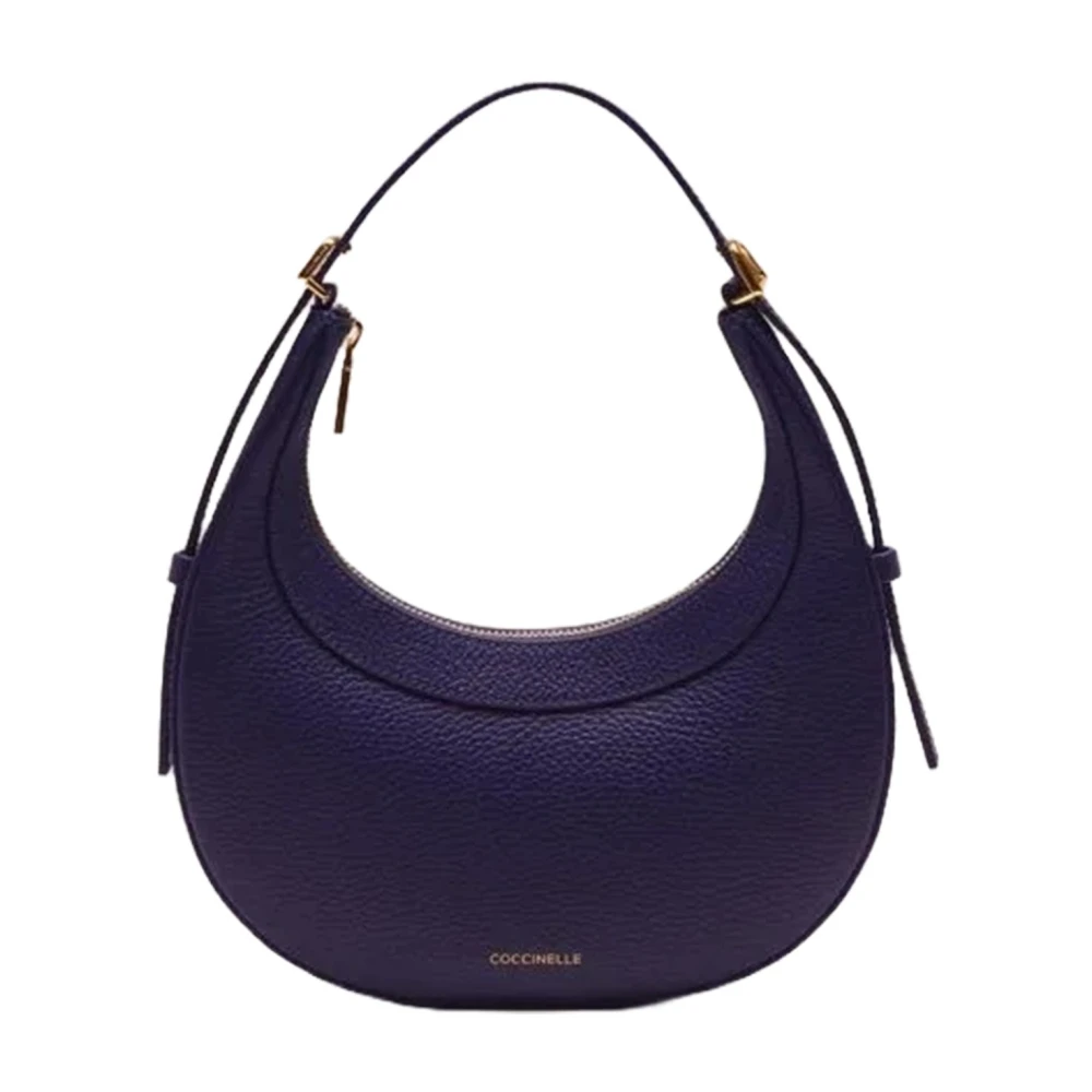 Coccinelle Blauwe Leren Crossbody Tas Blue Dames