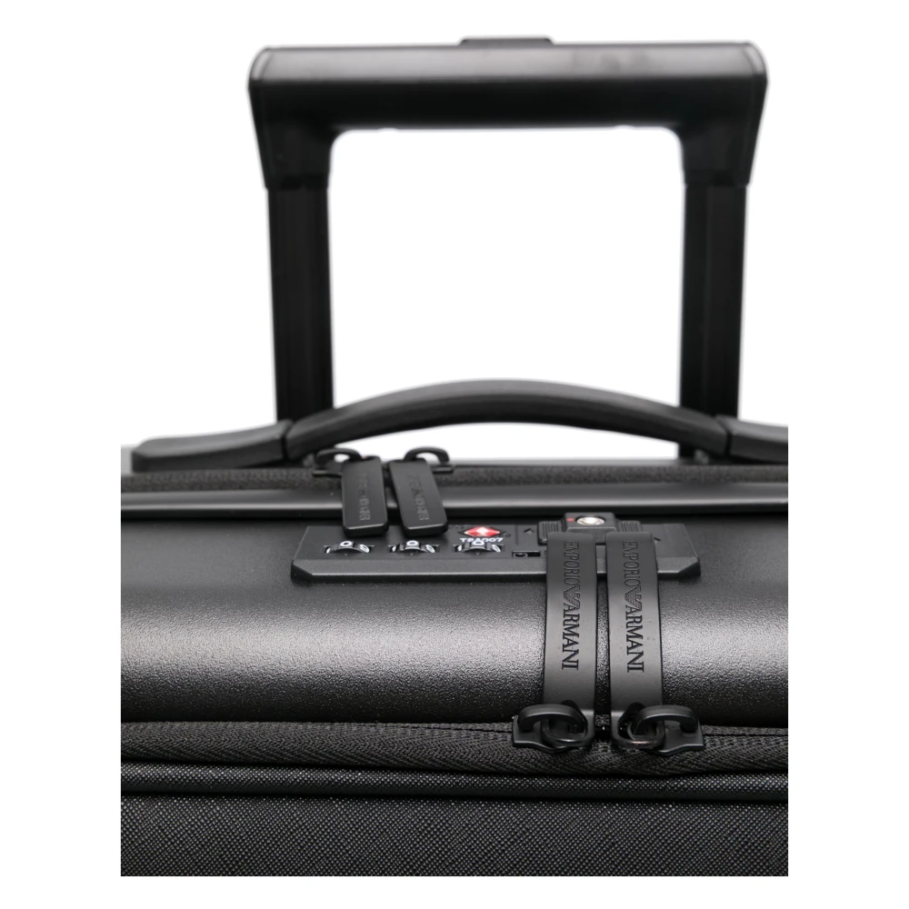 Emporio Armani Reis Cabin Trolley Bagage Black Heren