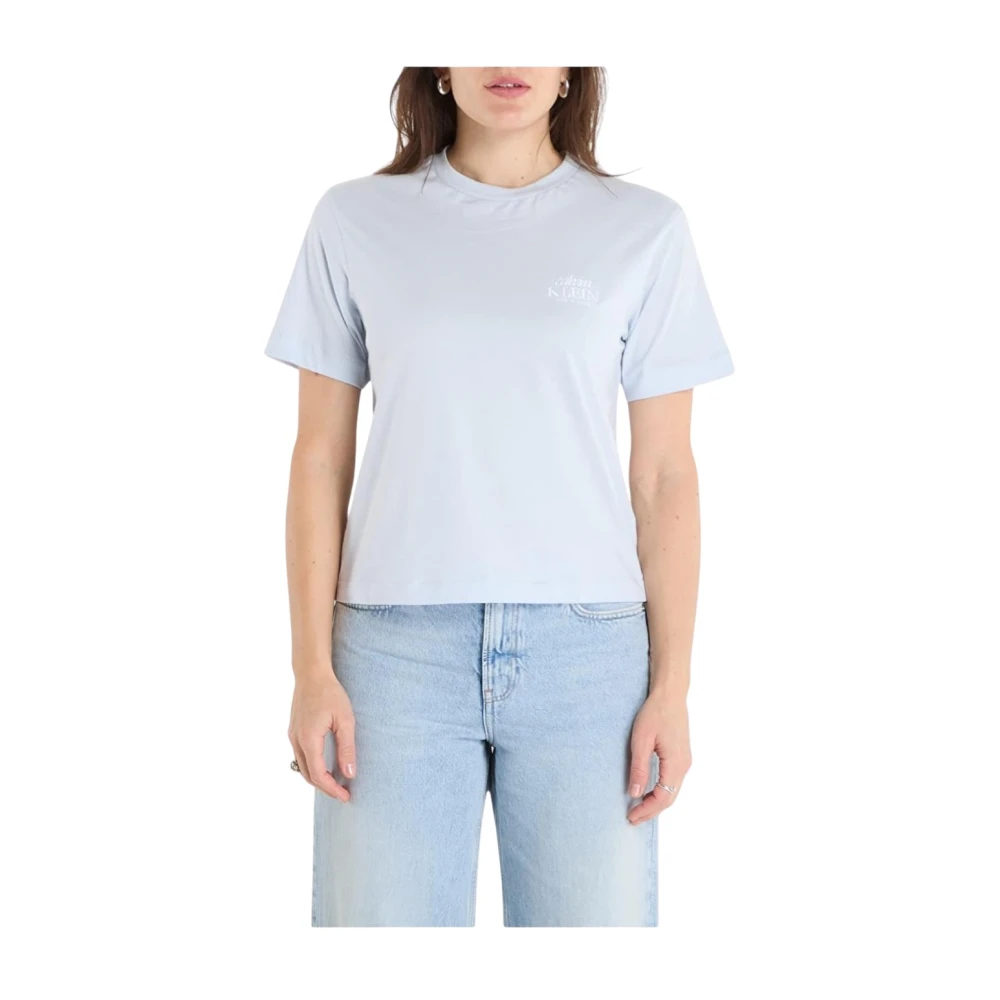 Calvin Klein Women's Blue T-Shirts, M, T-Shirt