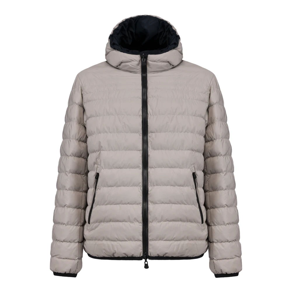 People of Shibuya Omkeerbare nylonjas met thermische isolatie Beige Heren