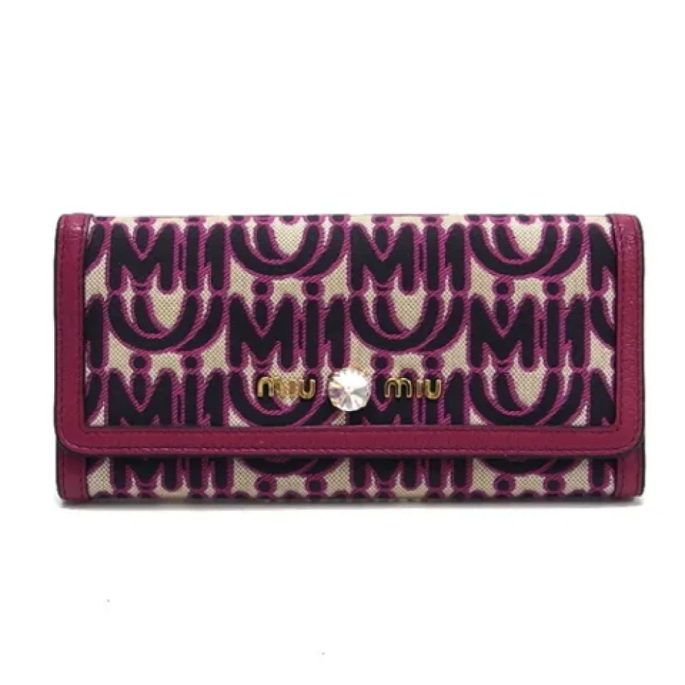 Pre-owned > Pre-owned Accessories > Pre-owned Wallets - - Miu Miu Pre-owned - Modalova
