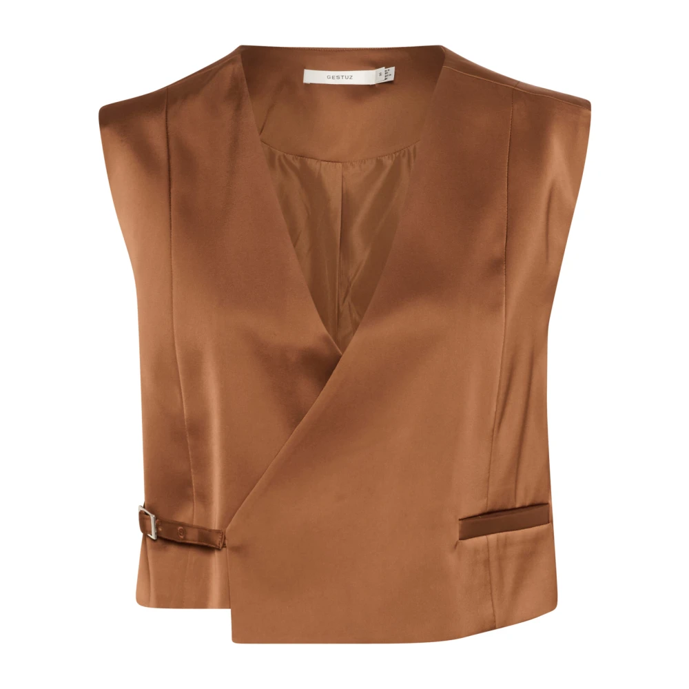 Gestuz - Jackets > Vests - Brown - Gestuz - Modalova
