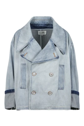 Denim Peacoat