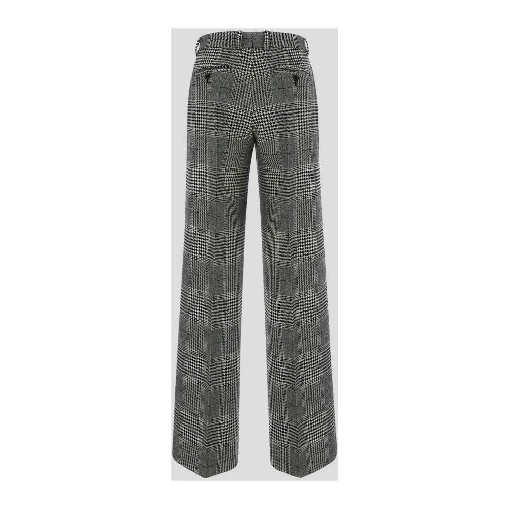 Dolce & Gabbana Wollen Straight Broek Gray Dames