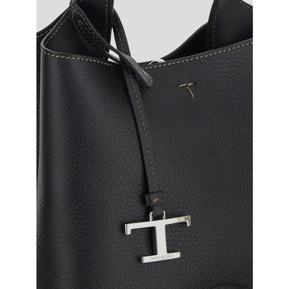 TOD'S Leren Mini Tas Black Dames