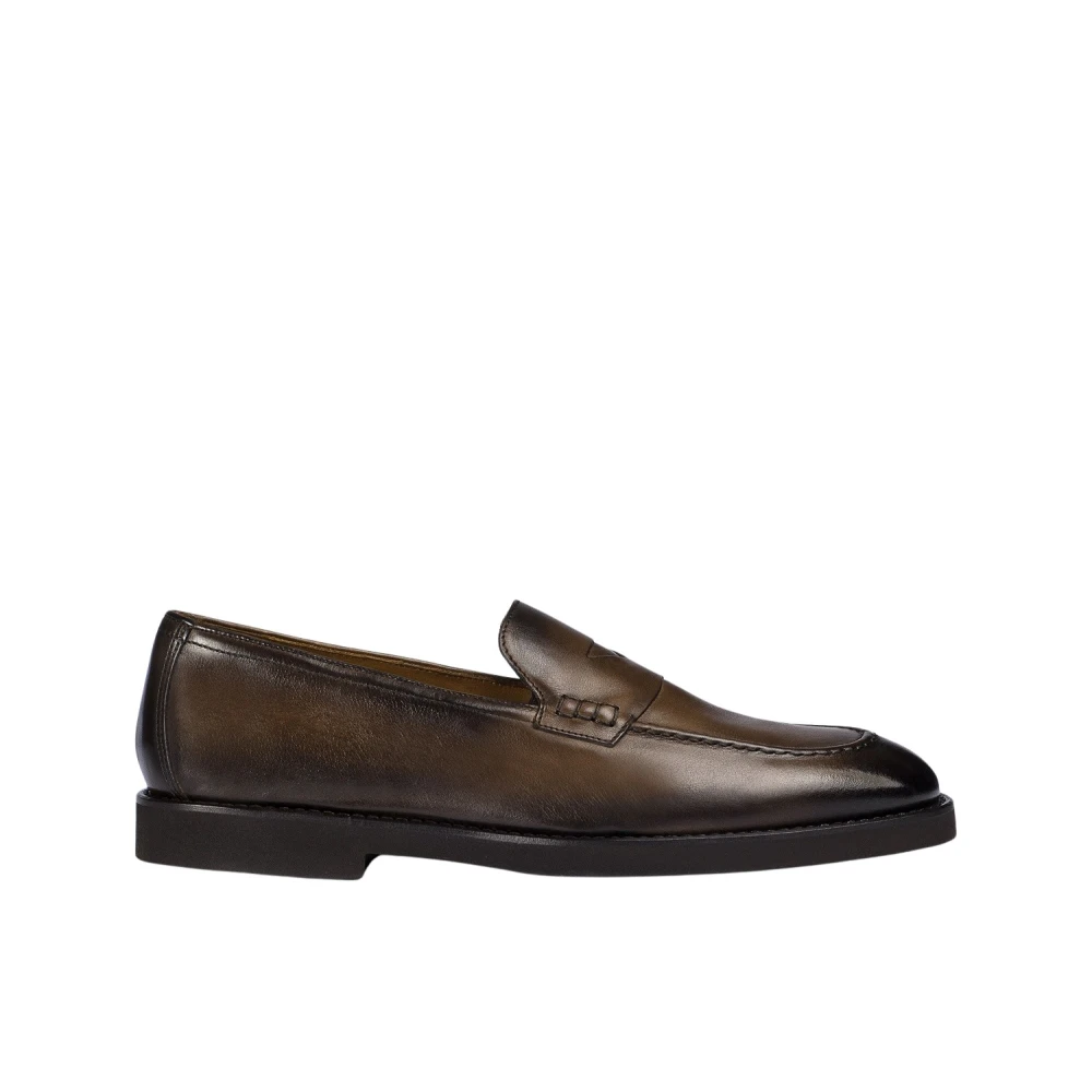 Doucal's Brown Loafers, Male, 10 Uk, Leather Loafer