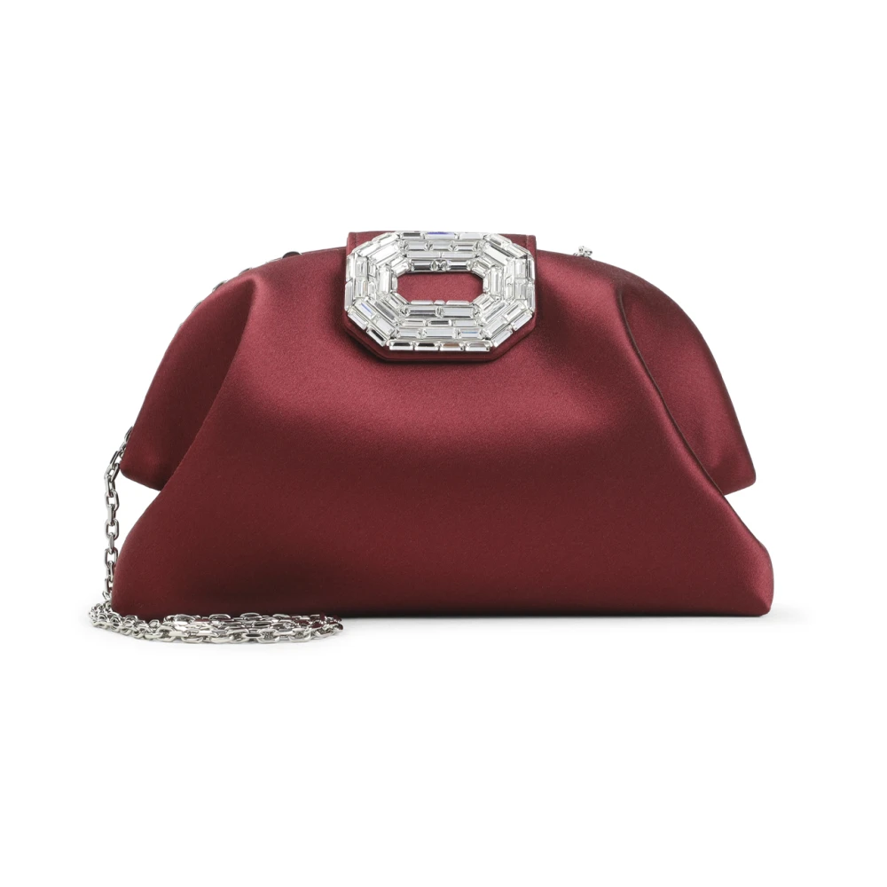 Amina Muaddi Vrouw Rood Camelia Bag