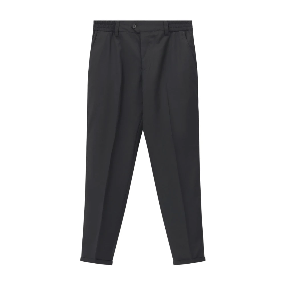Pt Torino Men's Black Suit Trousers, W33, Chinos