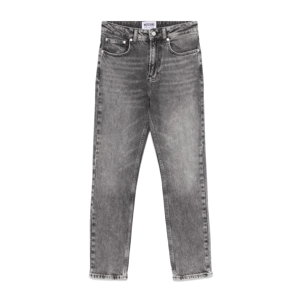 Moschino Stijlvolle Denim Broeken voor Mannen Gray Dames