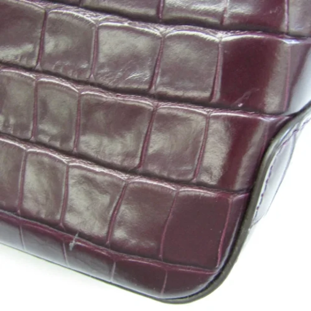 Michael Kors Pre-owned Leather handbags Purple Dames