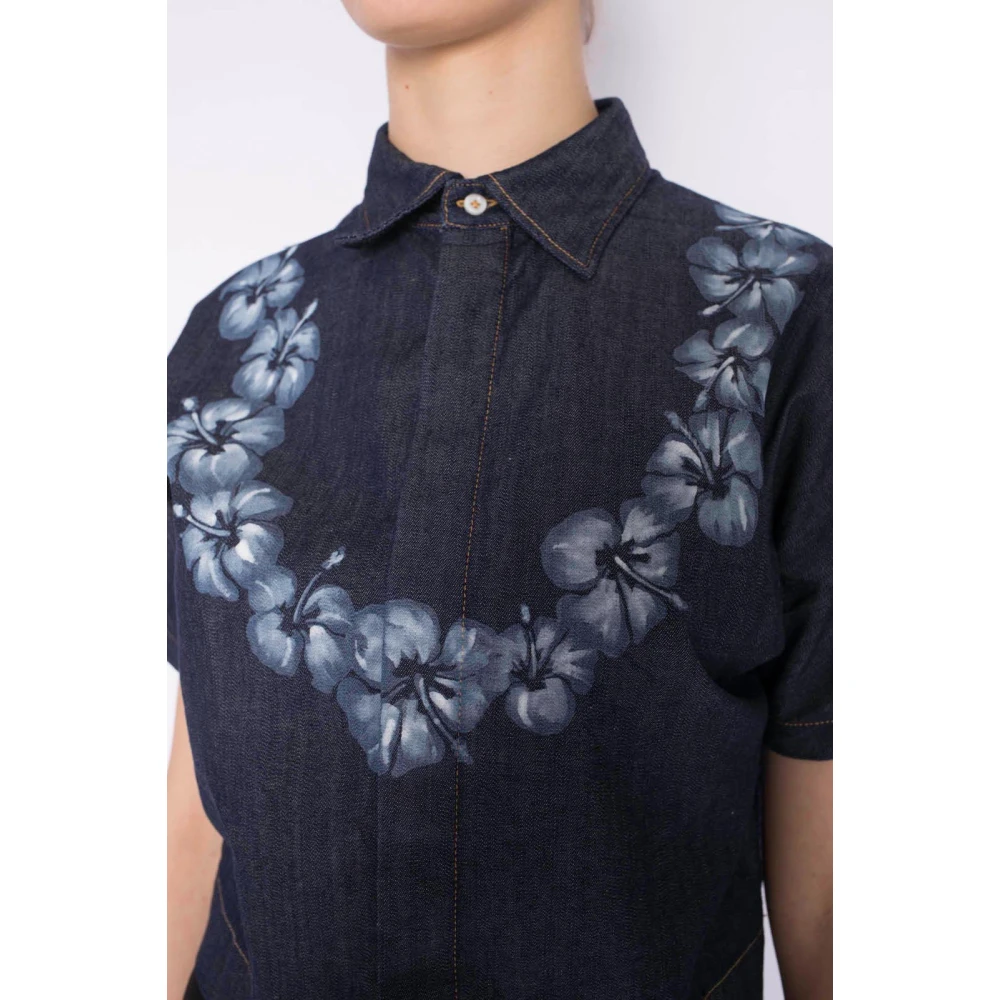 Dsquared2 Casual Overhemd Blue Dames