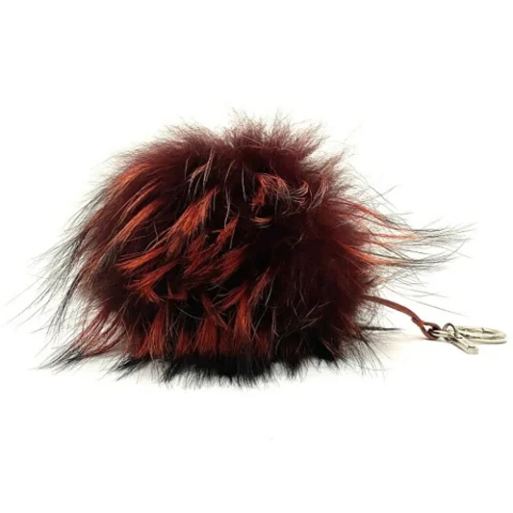 Fendi Vintage Pre-owned Fur key-holders Red Dames