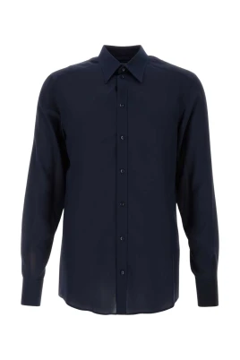 Silk Crepe De Chine Martini Shirt