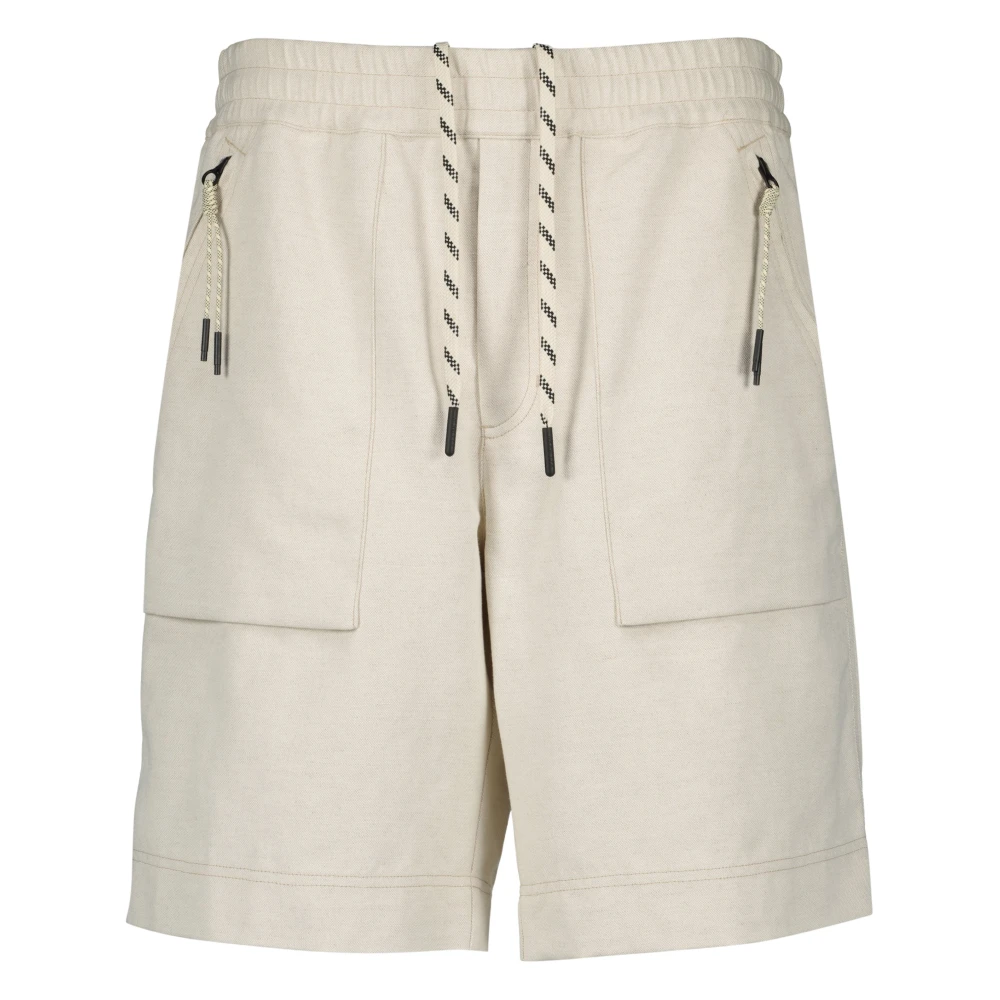 Moncler Men's Beige Casual Shorts - Casual Shorts - M - Shorts