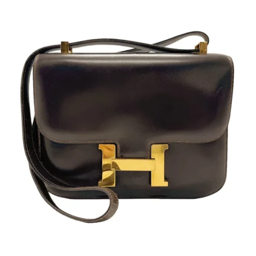 Hermès Vintage Pre-owned Leather hermes-bags Brown Dames