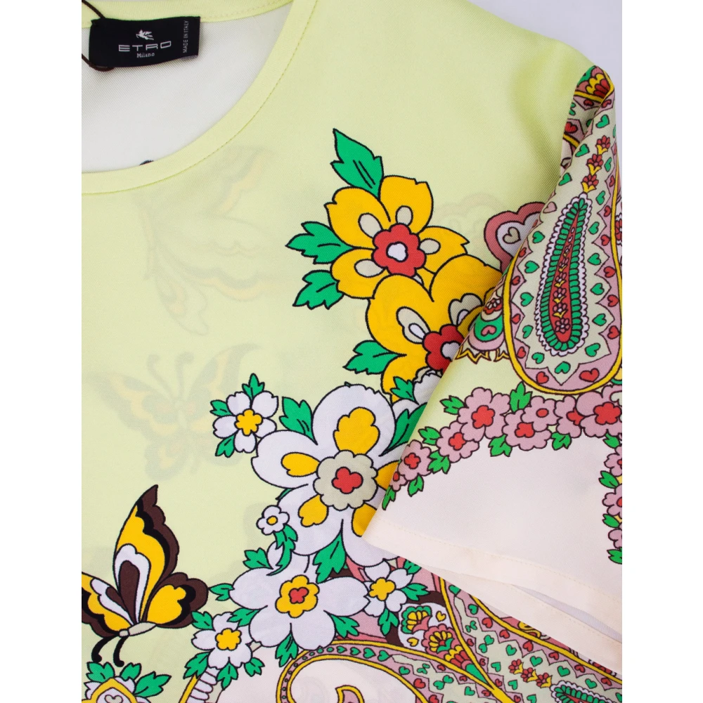 ETRO Bloemenprint Elegant Wit Top Multicolor Dames