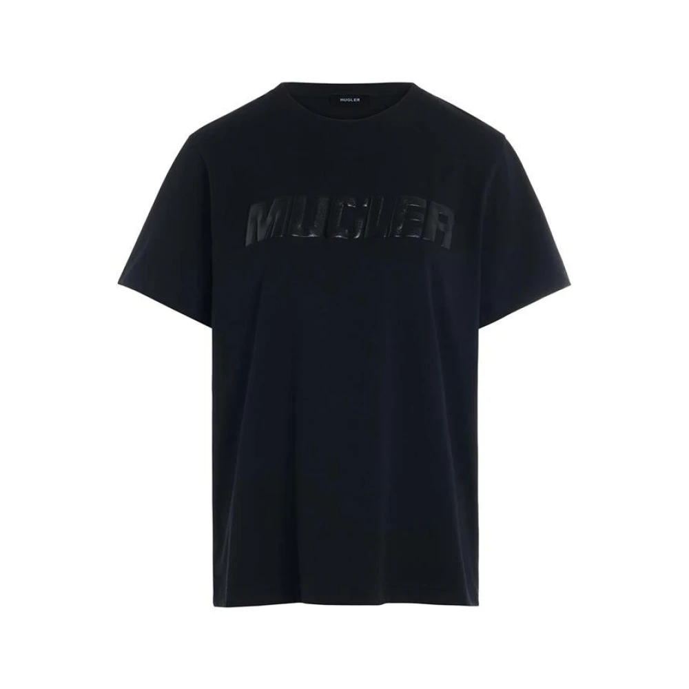 Mugler - Tops > T-Shirts - Black - Mugler - Modalova