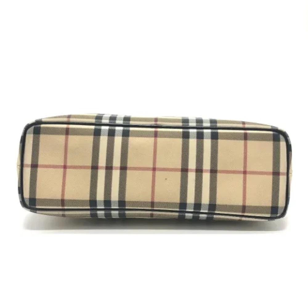 Burberry Vintage Pre-owned Fabric shoulder-bags Beige Dames