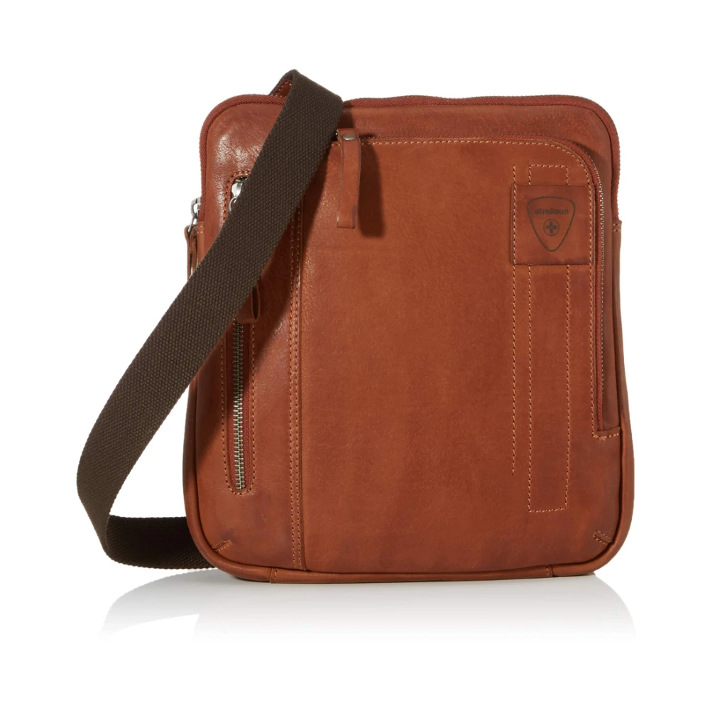 Strellson Messenger Bag voor elke gelegenheid Brown Heren