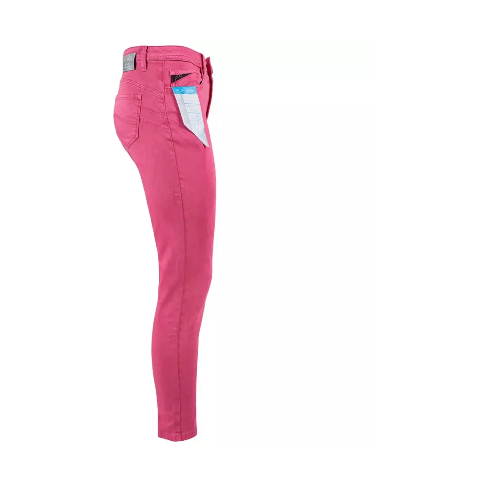 YES ZEE Skinny Jeans Pink Dames