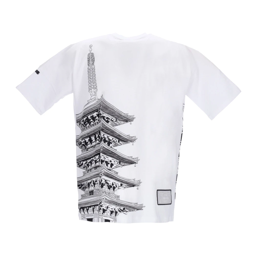 Dolly Noire Tokyo Heren Kimono Tee Wit Zwart White Heren