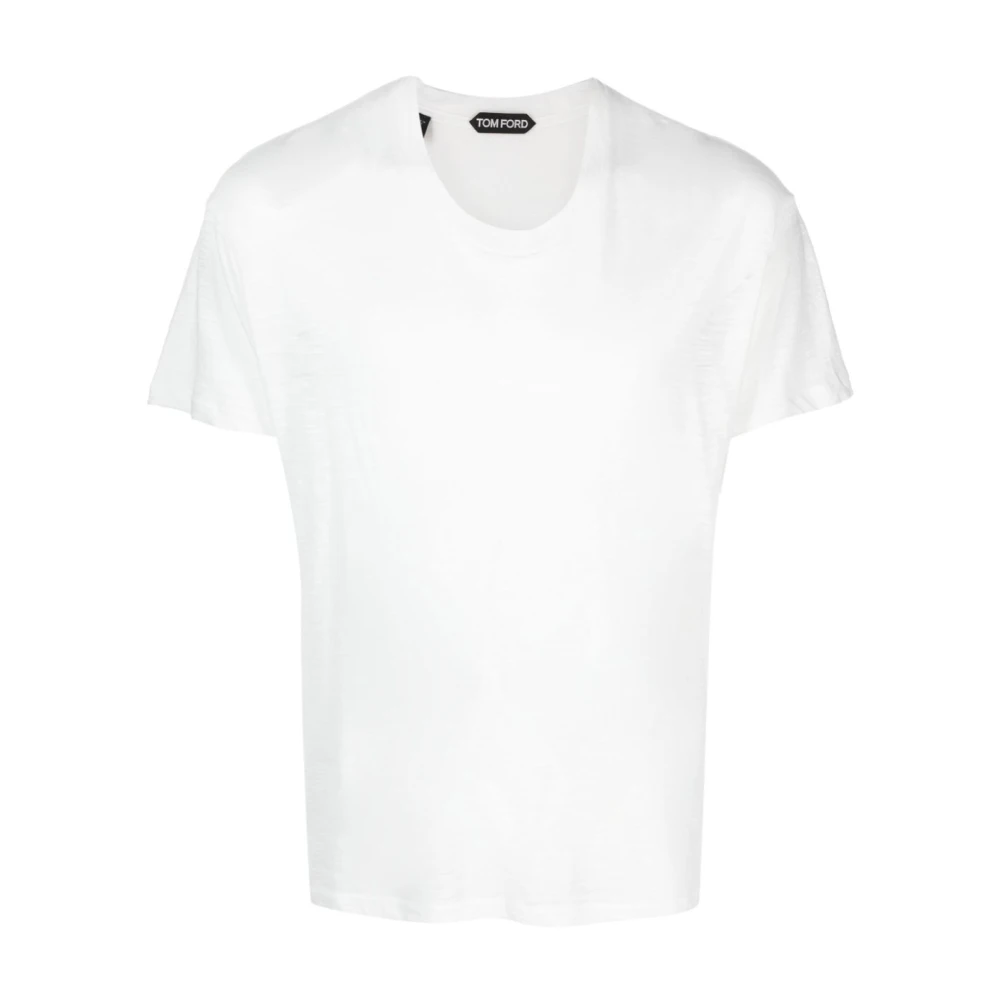 Tom Ford Witte T-shirts en Polos White Heren