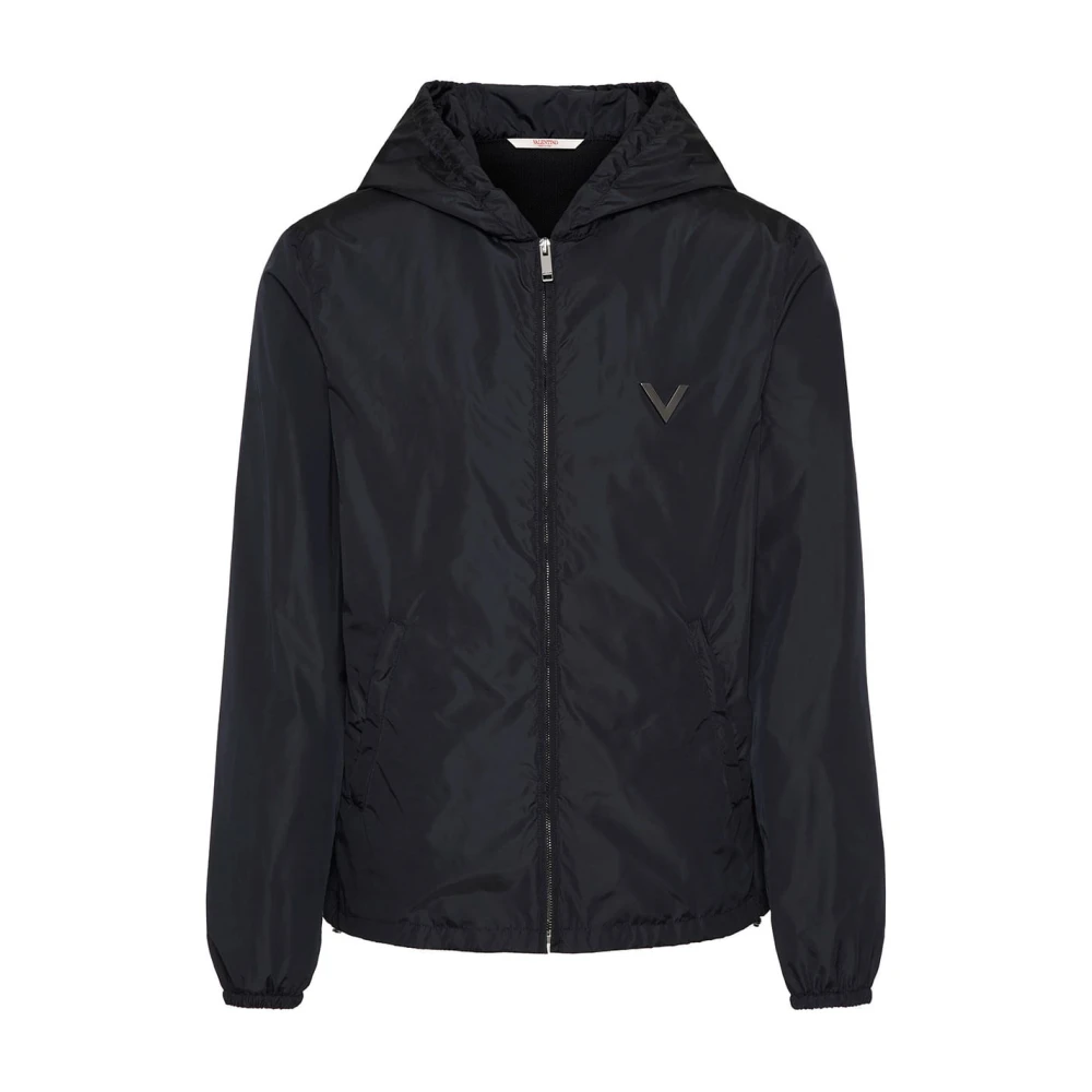 Valentino Garavani Blue Light Jackets, Male, M, Stylish Jacket With Unique Design