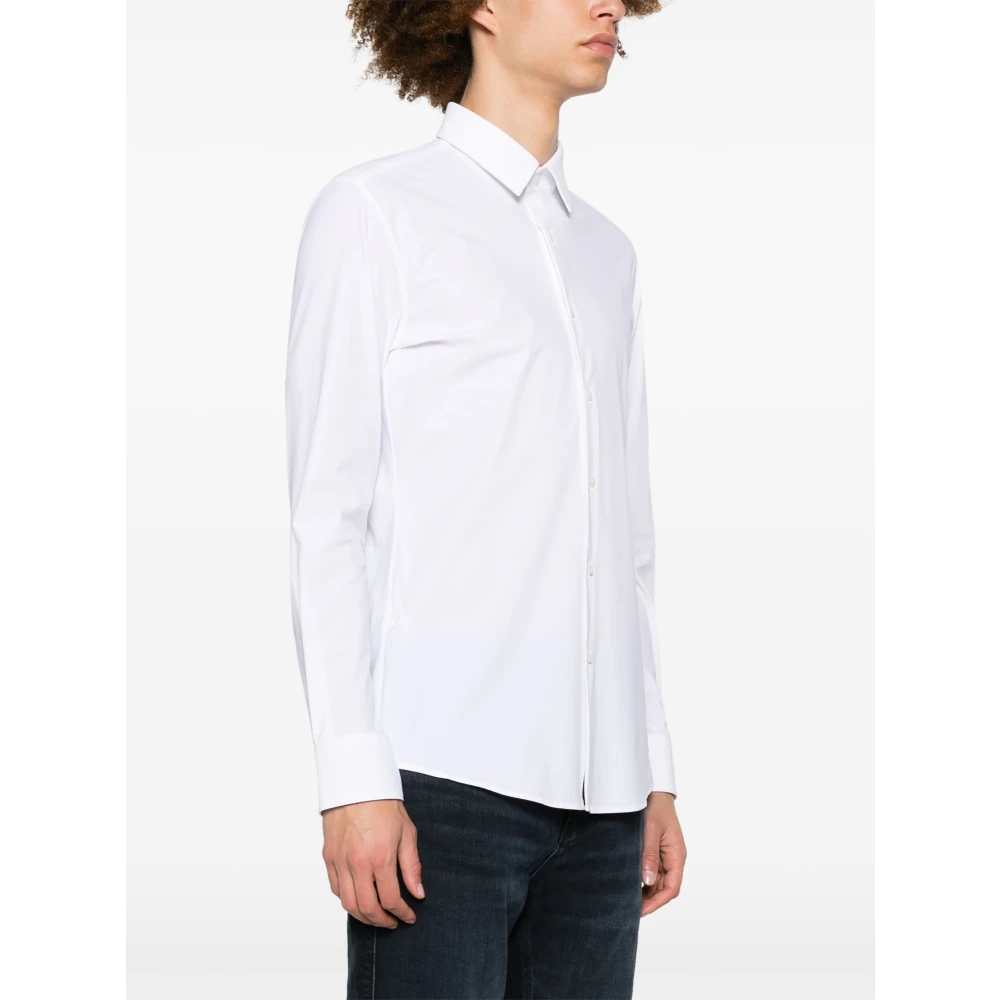 Hugo Boss Witte Overhemden Collectie White Heren