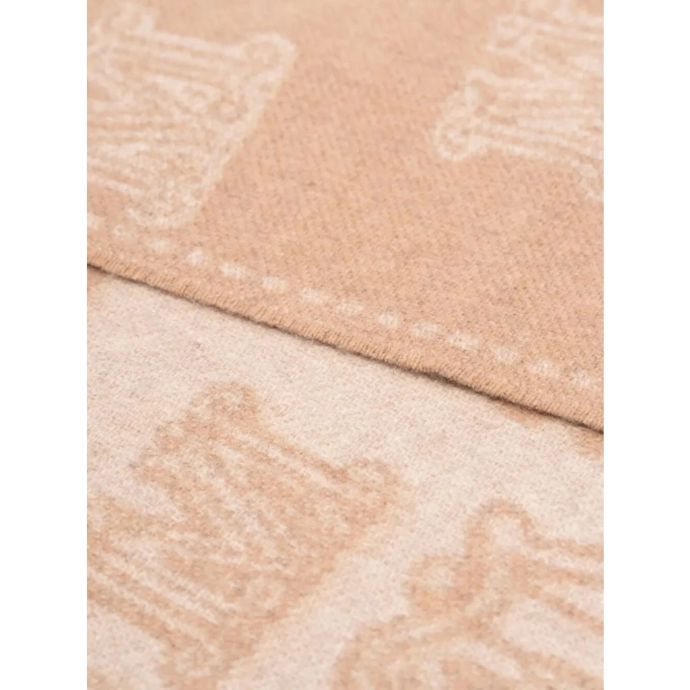 Max Mara Dierenprint Sjaal Beige Dames