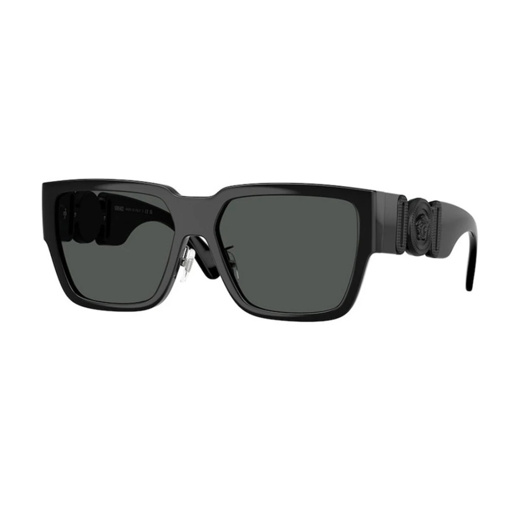 Versace Men's Grey Man Ve4483d 536087 Sunglasses Injected Black Squared Normal - Image 3