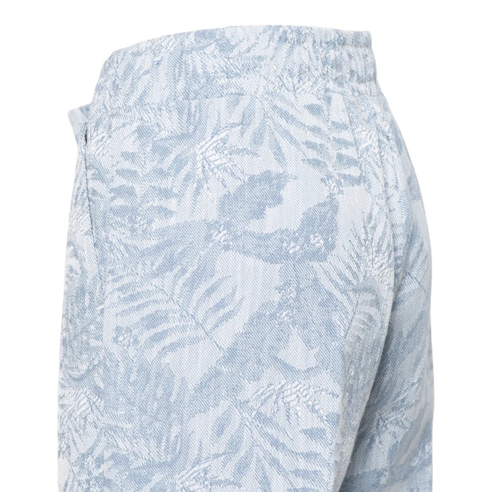 &Co Woman Wijde Broek Zomerse Stijl Blue Dames