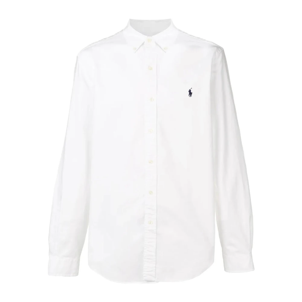 Polo Ralph Lauren Uomo Bianco Camicia Oxford Classic Fit