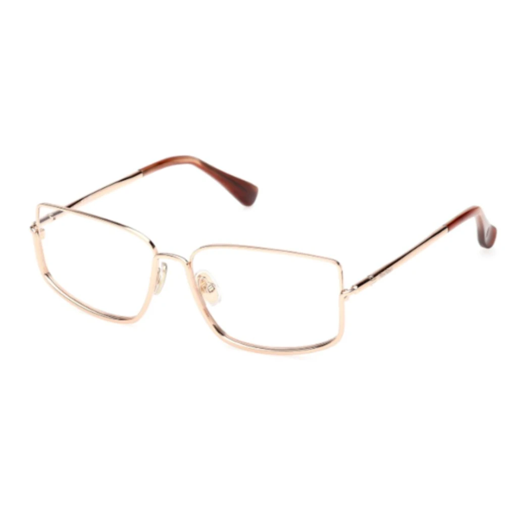 Max Mara Unisex Yellow Glasses, 56 Mm, Mm5203 Eyeglasses