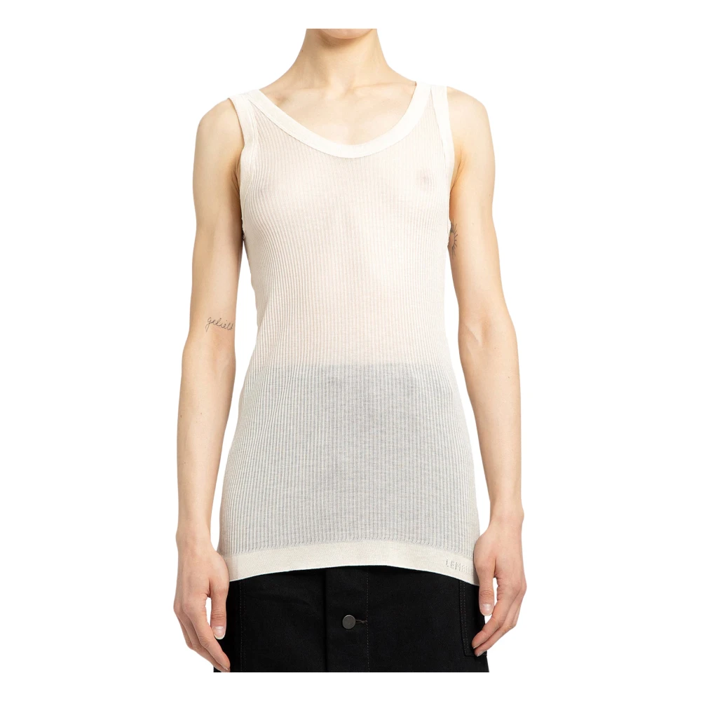 Lemaire Sleeveless Tops Beige Dames