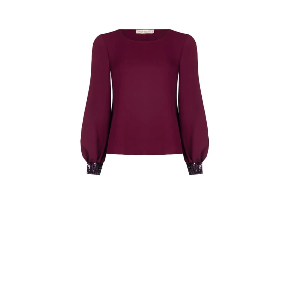 RINASCIMENTO Elegante blouse Herfst Winter Collectie Red Dames