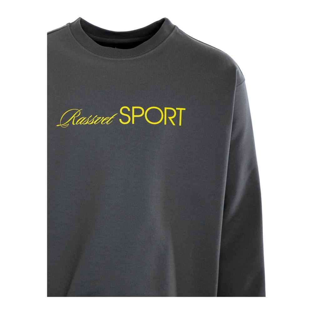 Rassvet Sportieve Sweatshirt met Print Gray Heren