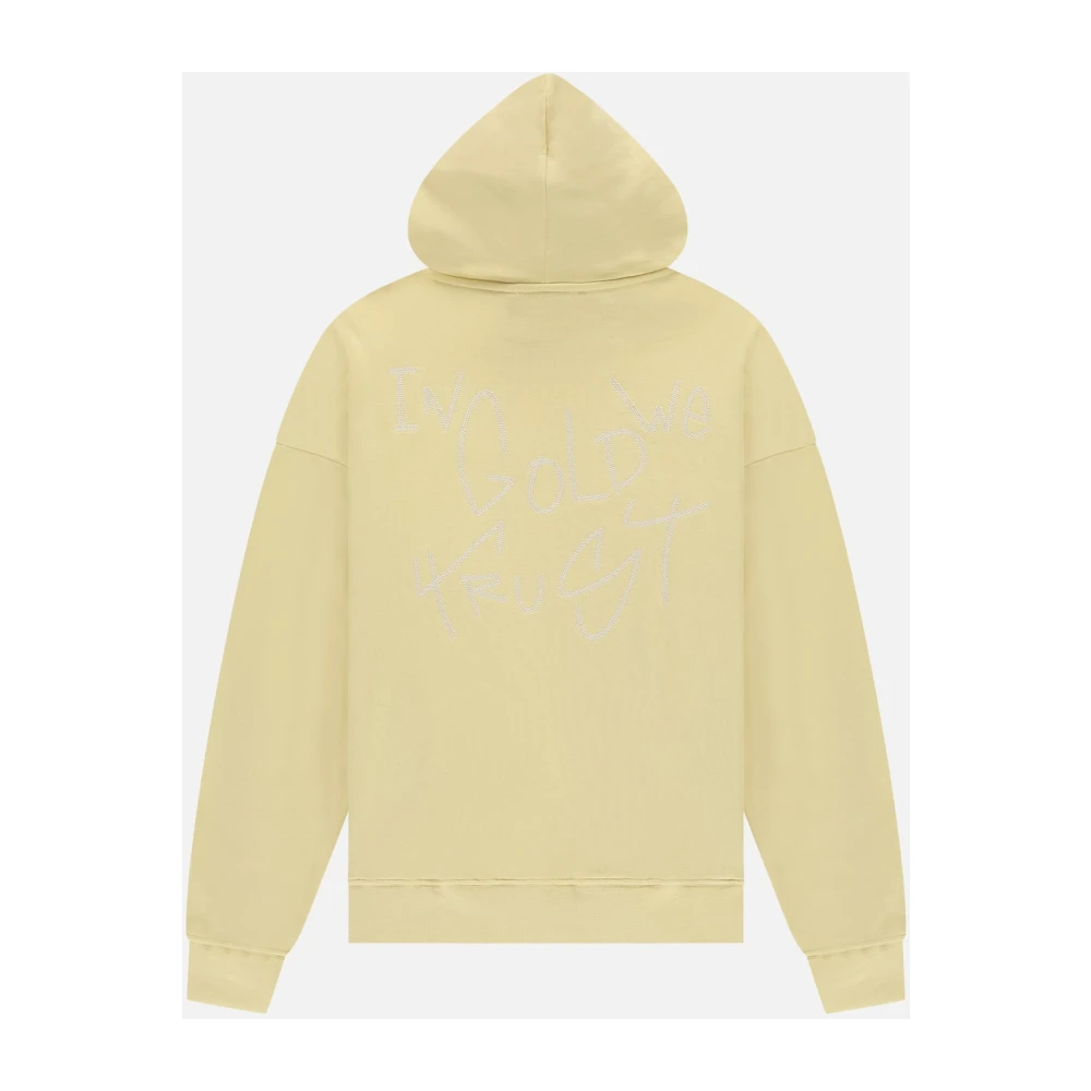 In Gold We Trust Maïsblad Sweater Yellow Heren