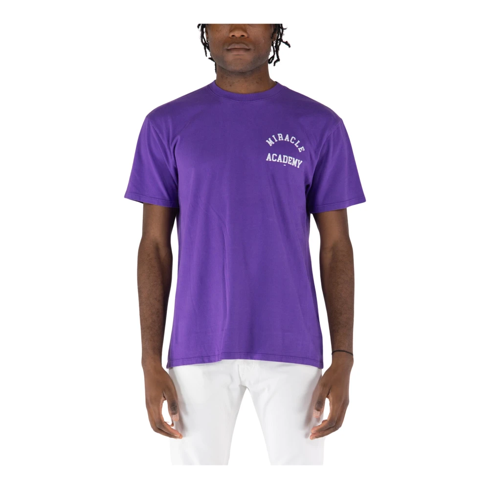 Nahmias Stijlvolle katoenen T-shirt Purple Heren