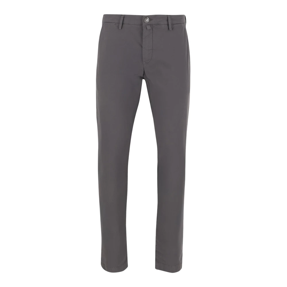 Jacob Cohën Stretch Katoen Grijze Chinos Broek Gray Heren