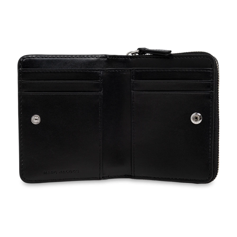 Marc Jacobs Leren portemonnee Brown Dames