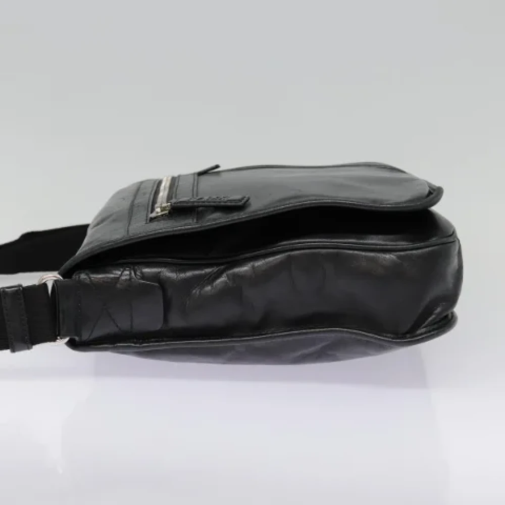 Bally Pre-owned Leather shoulder-bags Black Dames