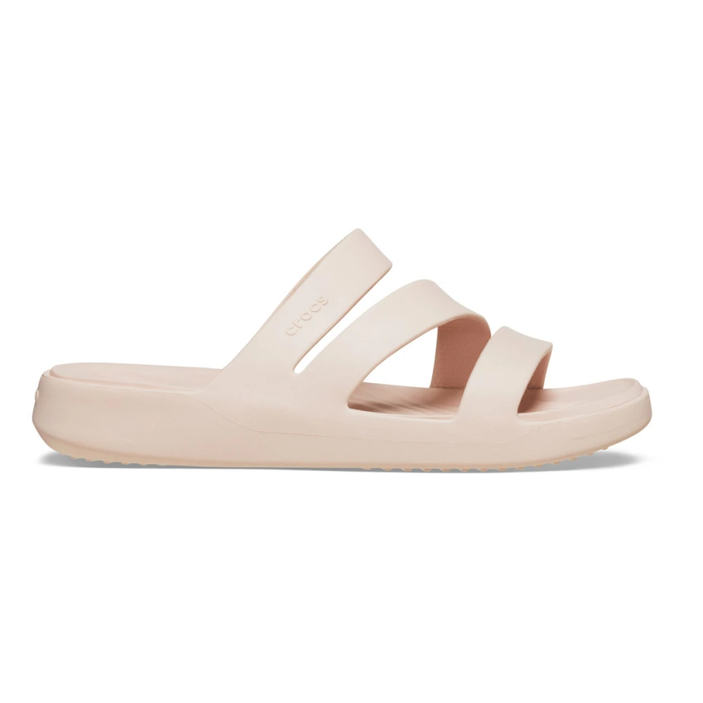 Crocs Women's Pink Sliders, 4 Uk, Getaway Strappy Sandal