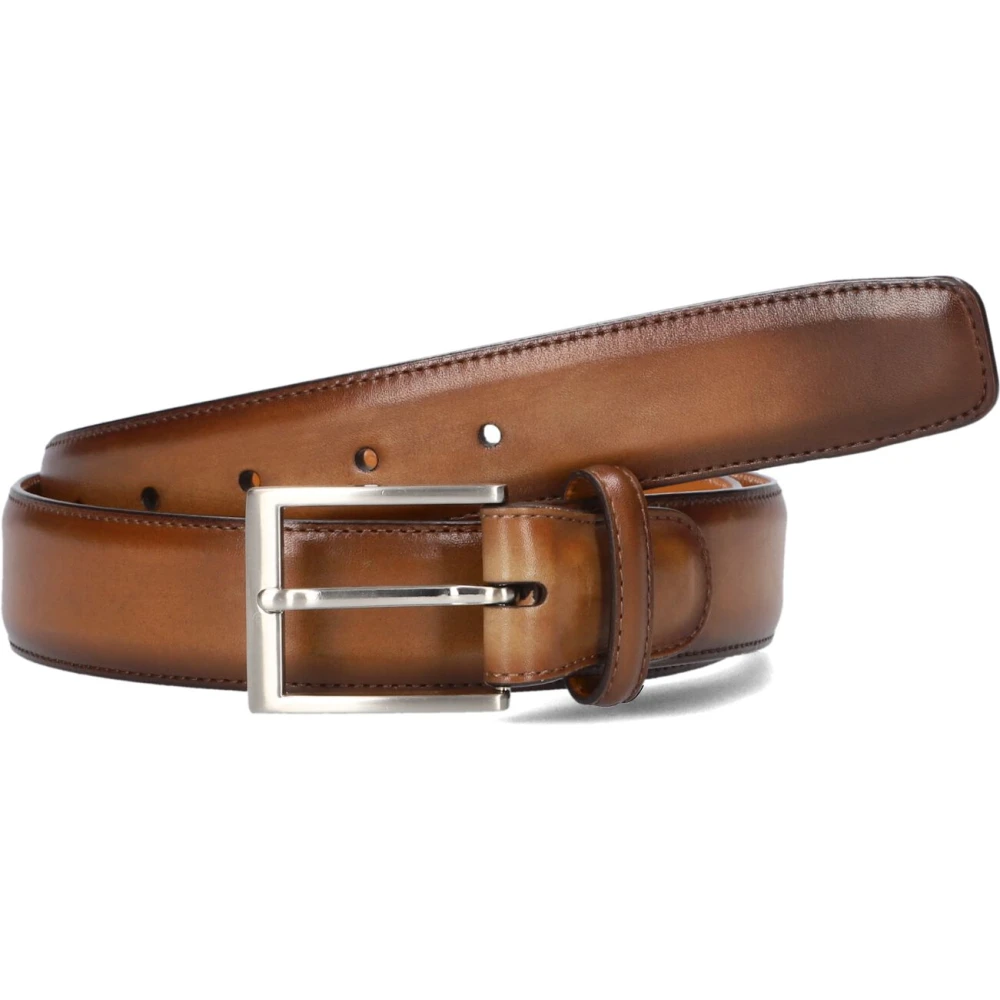 Magnanni Heren Riem 1078 Wind Bruin Leer Brown Heren