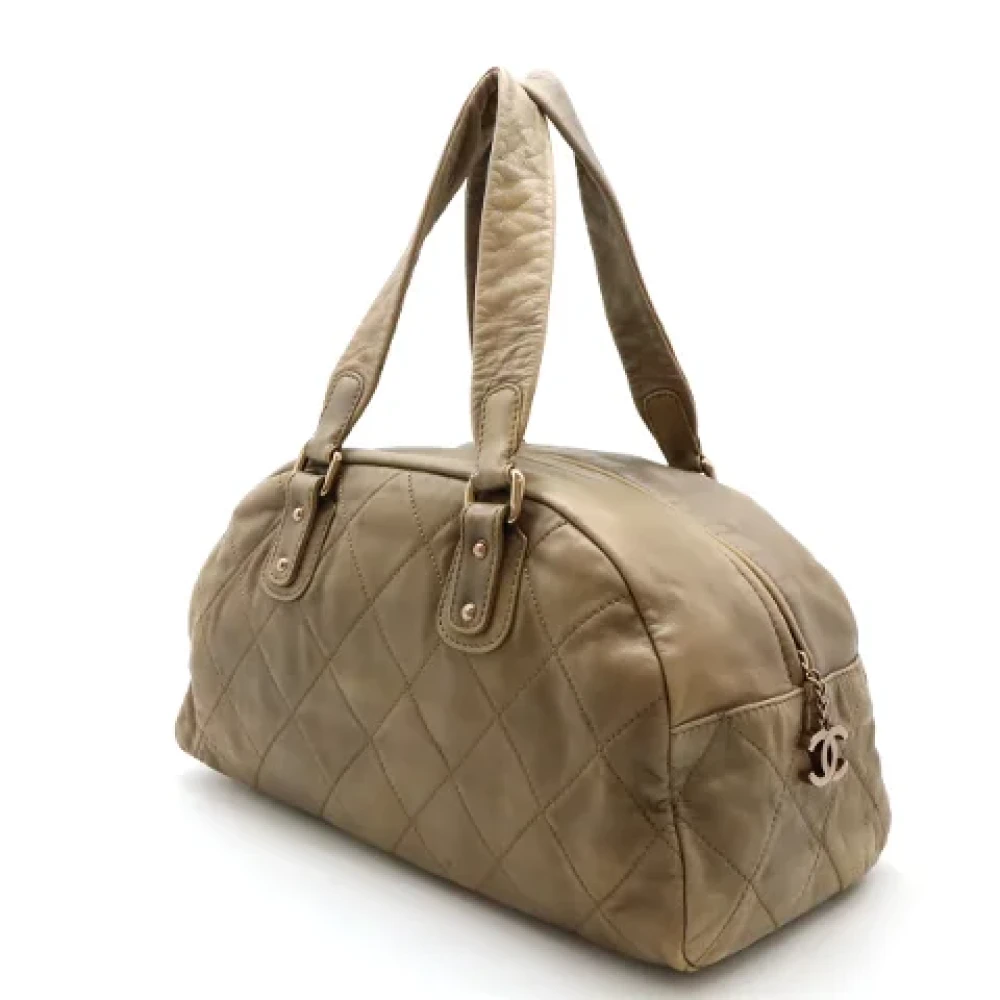 Chanel Vintage Pre-owned Leather totes Brown Dames