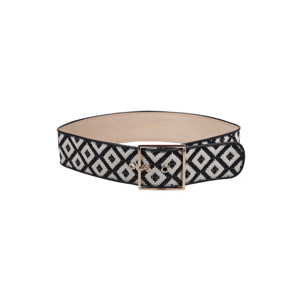 Max Mara Black Palato Belt - Female - Belts - Xl - Accessories